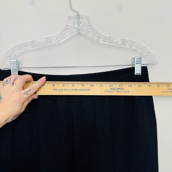Joe’s Jeans Black Straight Leg Sweatpants Women’s Size L - Picture 3 of 9